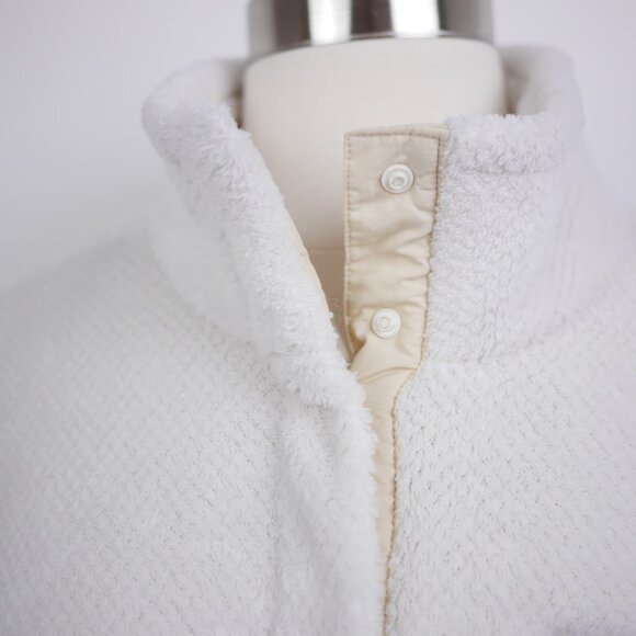 PATAGONIA Women's XL - Off White cream fleece pullover jacket Snap-T medium pile - Picture 9 of 11